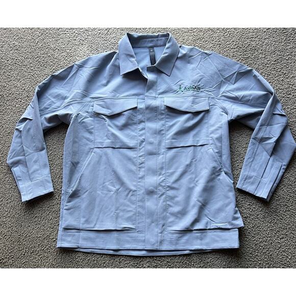 Lululemon Cargo Pocket Shirt Jacket Blue Men’s Size XLarge - Picture 1 of 7